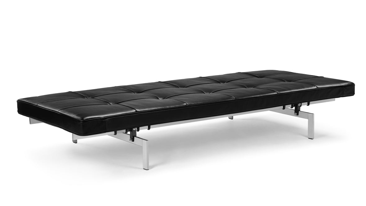 Anders - Anders Daybed, Midnight Black Premium Leather