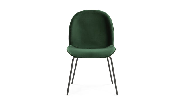 Beetle - Beetle Side Chair, Teal Velvet