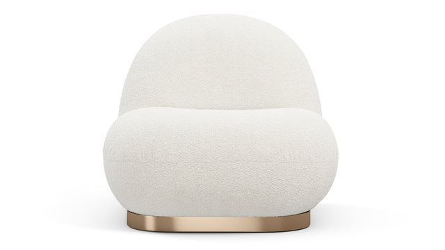 Pacha - Pacha Lounge Chair, White Boucle