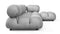 Bellini Sectional - Mario Bellini Sectional, Right Chaise, Light Gray Velvet