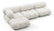 Bellini Sectional - Mario Bellini Sectional, Left Chaise, White Boucle