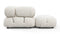 Bellini Sectional - Mario Bellini Sectional, Left Chaise, White Boucle