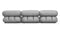 Bellini Sectional - Mario Bellini Sectional, Left Chaise, Light Gray Velvet