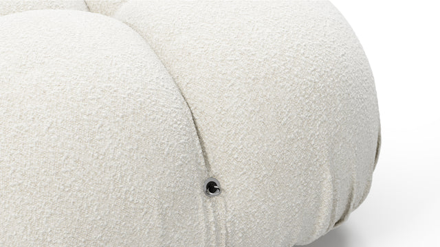 Bellini Sofa - Mario Bellini Open End Sofa, Right, White Boucle