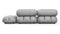 Bellini Sofa - Mario Bellini Open End Sofa, Right, Light Gray Velvet