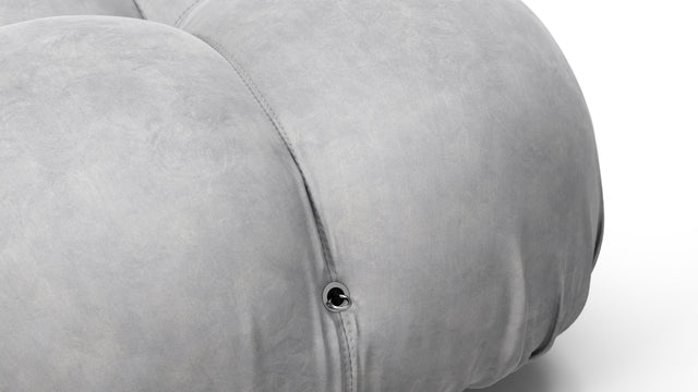 Bellini Sofa - Mario Bellini Open End Sofa, Right, Light Gray Velvet