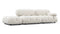 Bellini Sofa - Mario Bellini Open End Sofa, Left, White Boucle