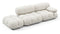 Bellini Sofa - Mario Bellini Open End Sofa, Left, White Boucle