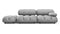Bellini Sofa - Mario Bellini Open End Sofa, Left, Light Gray Velvet