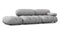 Bellini Sofa - Mario Bellini Open End Sofa, Left, Light Gray Velvet