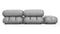Bellini Sofa - Mario Bellini Open End Sofa, Left, Light Gray Velvet