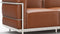 Corbusier - Corbusier Grand Modele Three Seater Sofa, Tan Premium Leather