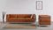Corbusier - Corbusier Grand Modele Three Seater Sofa, Tan Premium Leather