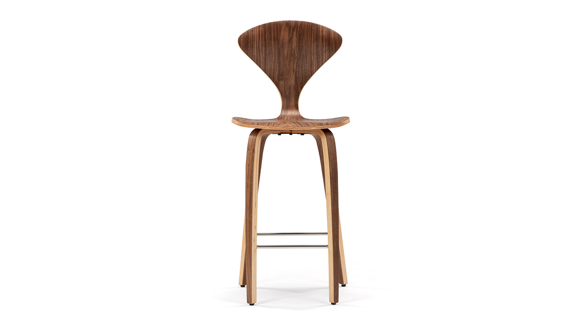 Norman - Norman Counter Stool, Walnut, 25.5