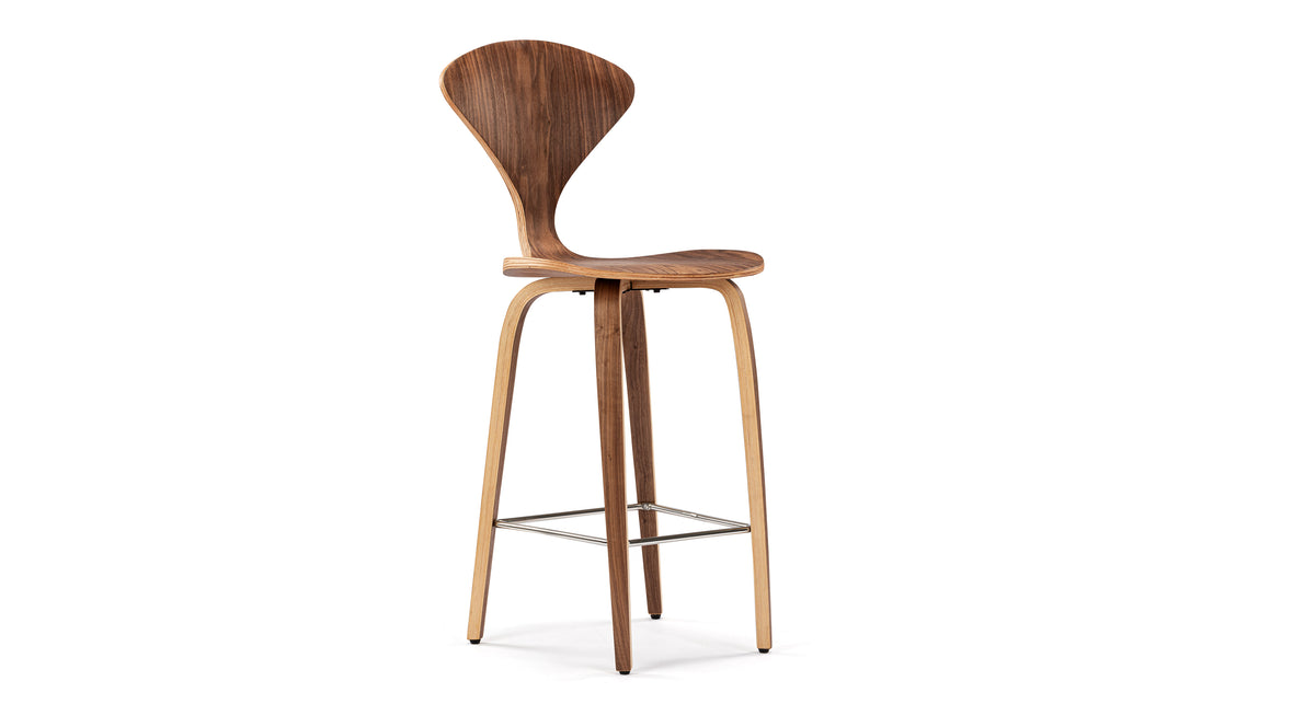 Norman - Norman Counter Stool, Walnut, 25.5