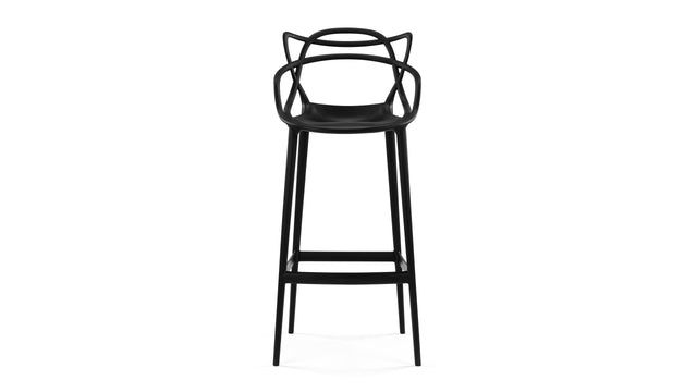 Masters - Masters Bar Stool, Black, 29.5