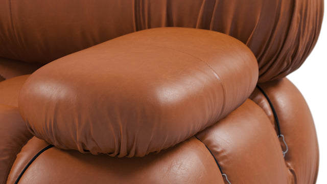 Bellini Sofa - Mario Bellini Open End Sofa, Left, Tan Premium Leather