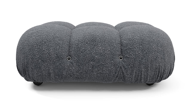 Bellini Ottoman - Mario Bellini Ottoman, Gray Boucle