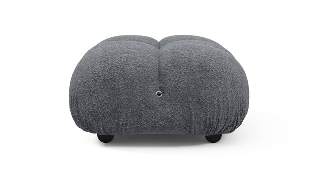 Bellini Ottoman - Mario Bellini Ottoman, Gray Boucle