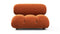 Bellini Module - Mario Bellini Module, Armless, Apricot Velvet