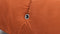 Bellini Ottoman - Mario Bellini Ottoman, Apricot Velvet