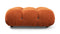 Bellini Ottoman - Mario Bellini Ottoman, Apricot Velvet
