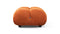 Bellini Ottoman - Mario Bellini Ottoman, Apricot Velvet