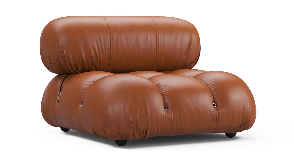 Bellini Module - Mario Bellini Module, Armless, Tan Premium Leather
