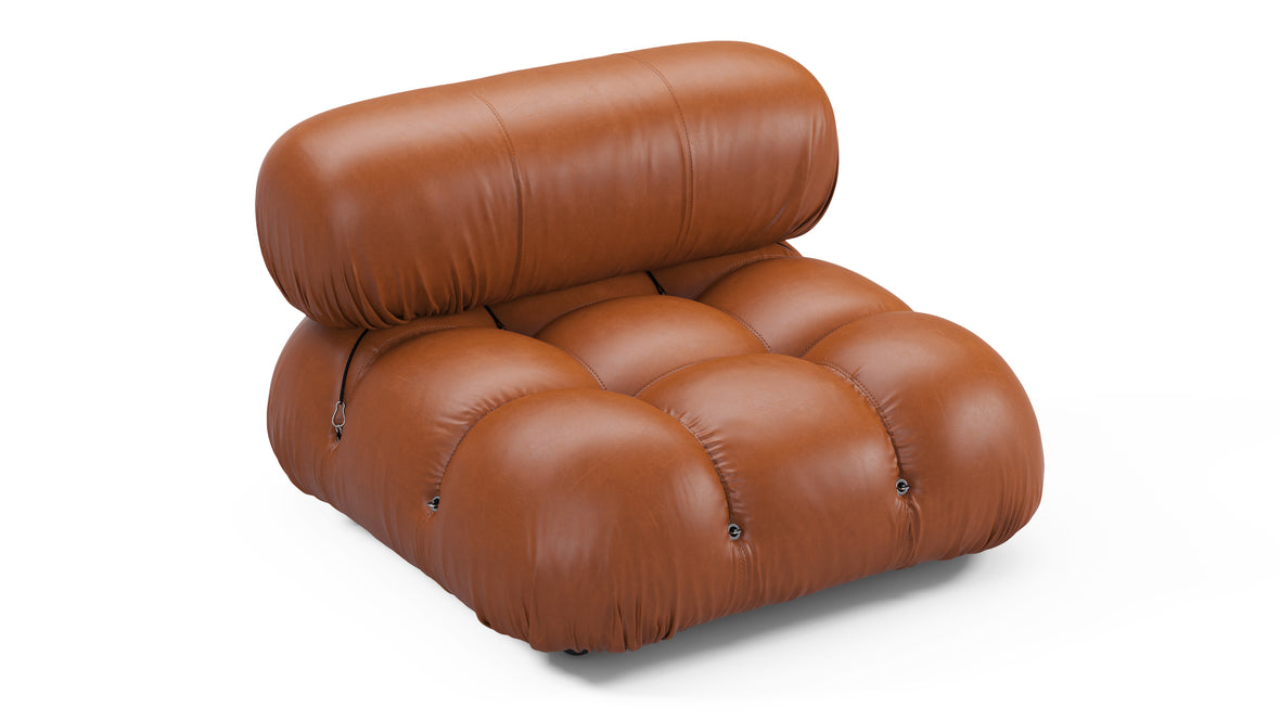 Bellini Module - Mario Bellini Module, Armless, Tan Premium Leather