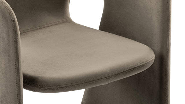 Celeste - Celeste Chair, Taupe Velvet