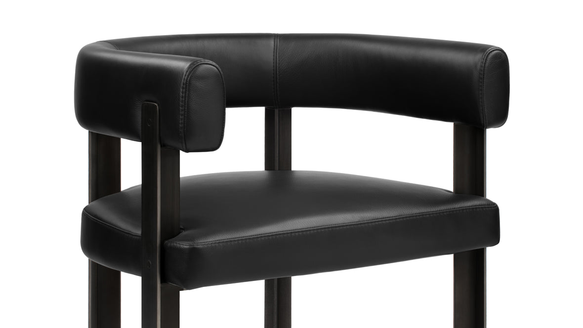 Tay - Tay Chair, Midnight Black Premium Leather