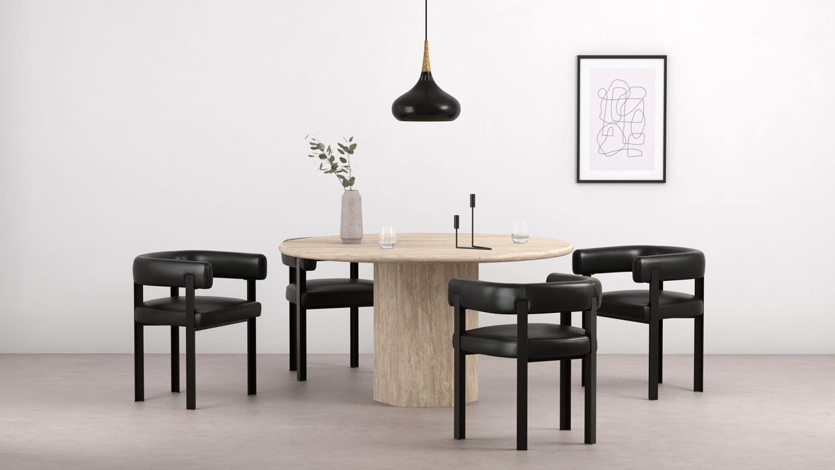 Tay - Tay Chair, Midnight Black Premium Leather