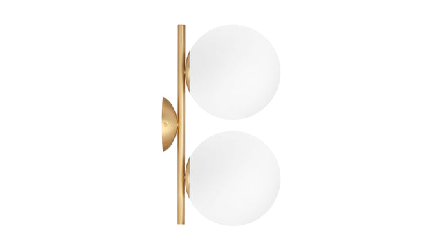 IC - IC Double Wall & Ceiling Light 1, Brass