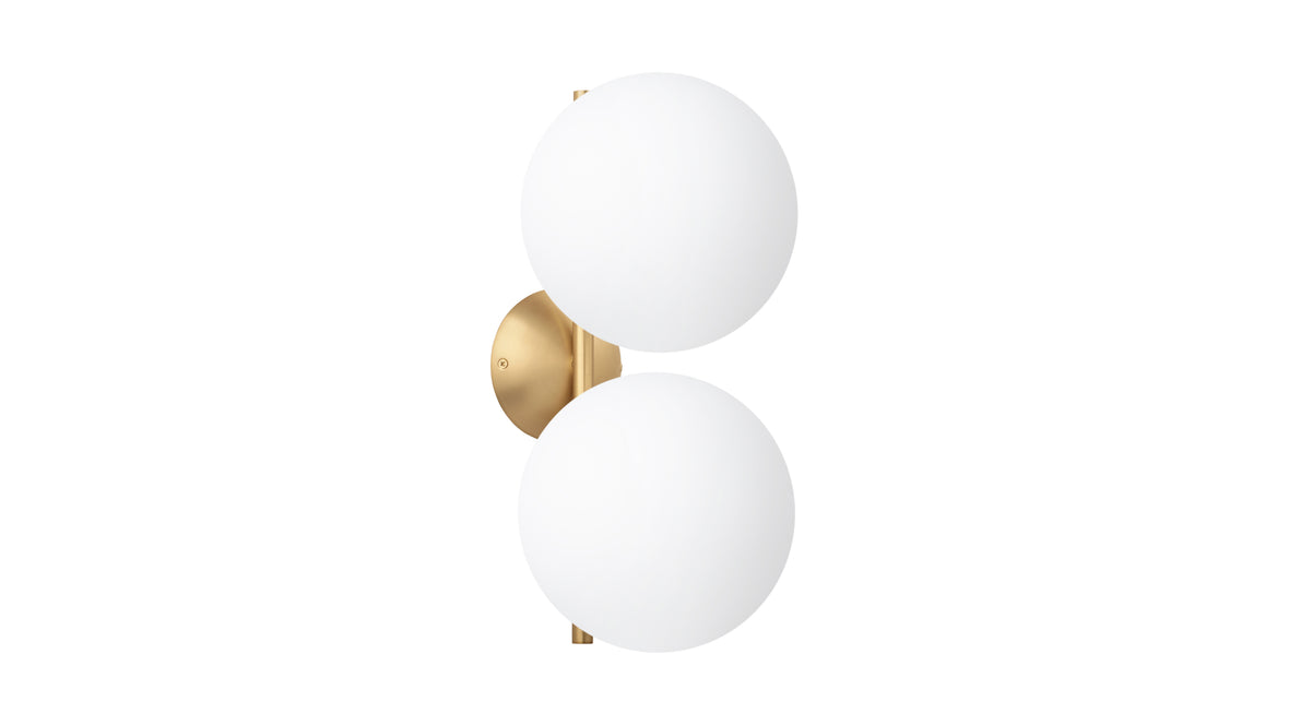 IC - IC Double Wall & Ceiling Light 1, Brass