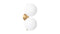 IC - IC Double Wall & Ceiling Light 1, Brass