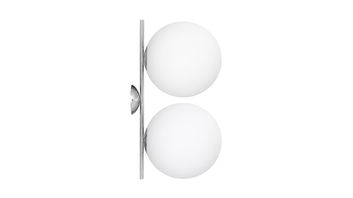 IC - IC Double Wall & Ceiling Light 2, Chrome