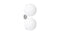 IC - IC Double Wall & Ceiling Light 2, Chrome