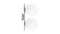 IC - IC Double Wall & Ceiling Light 1, Chrome