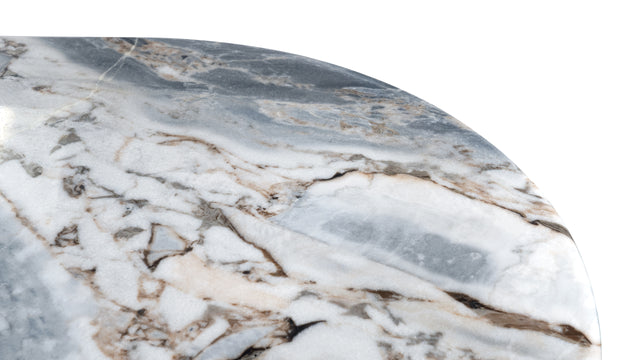 Dante - Dante Dining Table, Modellato Marble, 98in