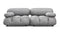Bellini Sofa - Mario Bellini Two Seater Sofa, Light Gray Velvet