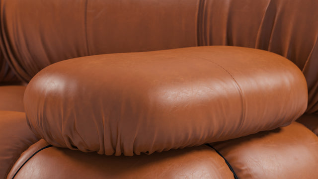 Bellini Sofa - Mario Bellini Two Seater Sofa, Tan Premium Leather