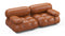 Bellini Sofa - Mario Bellini Two Seater Sofa, Tan Premium Leather