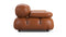 Bellini Sofa - Mario Bellini Two Seater Sofa, Tan Premium Leather