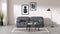 Bellini Sofa - Mario Bellini Two Seater Sofa, Gray Boucle
