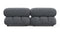 Bellini Sofa - Mario Bellini Two Seater Sofa, Gray Boucle