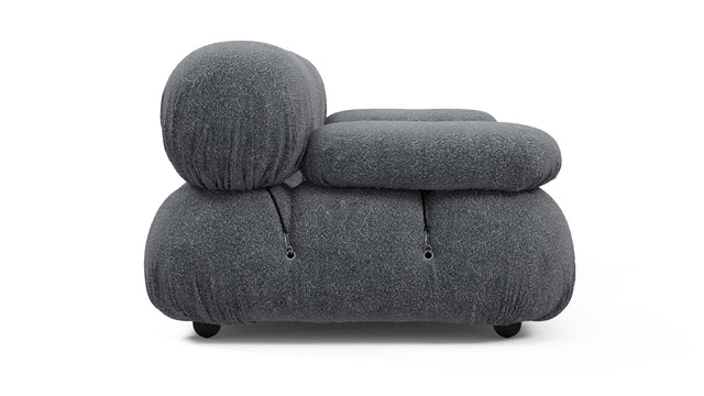 Bellini Sofa - Mario Bellini Two Seater Sofa, Gray Boucle