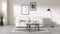 Bellini Sofa - Mario Bellini Two Seater Sofa, White Boucle