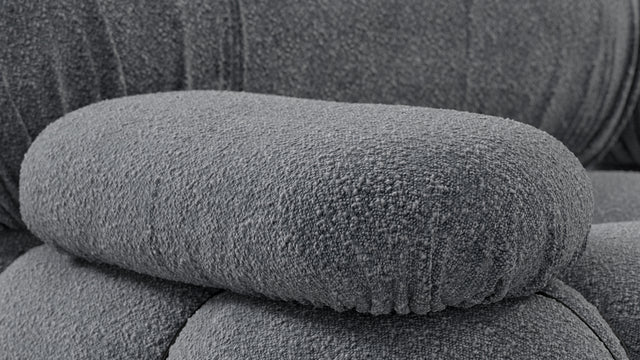 Bellini Sofa - Mario Bellini Three Seater Sofa, Gray Boucle
