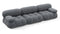 Bellini Sofa - Mario Bellini Three Seater Sofa, Gray Boucle