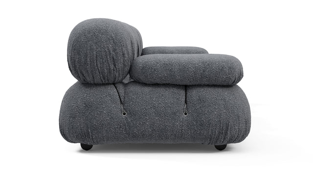 Bellini Sofa - Mario Bellini Three Seater Sofa, Gray Boucle
